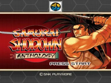 Samurai Shodown Anthology screen shot title